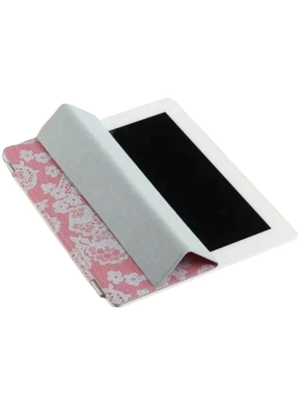 Cost Plus World Market Ipad Cover Blue Purple Magnetic Paisley Fits 9.45 x 7.67